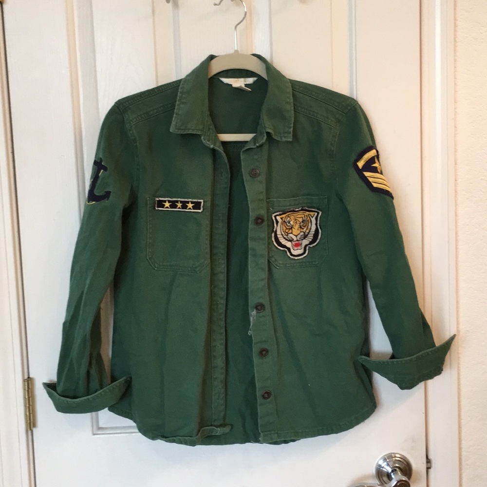 COPY - Military inspired button down shirt